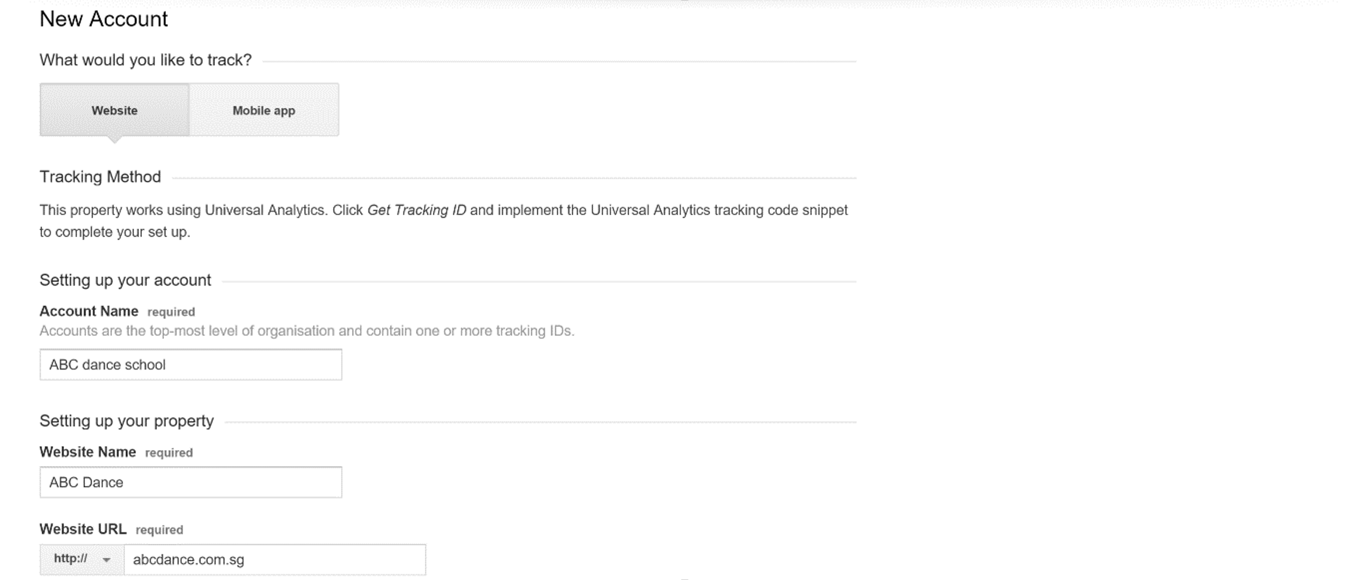 Integrate Google analytics