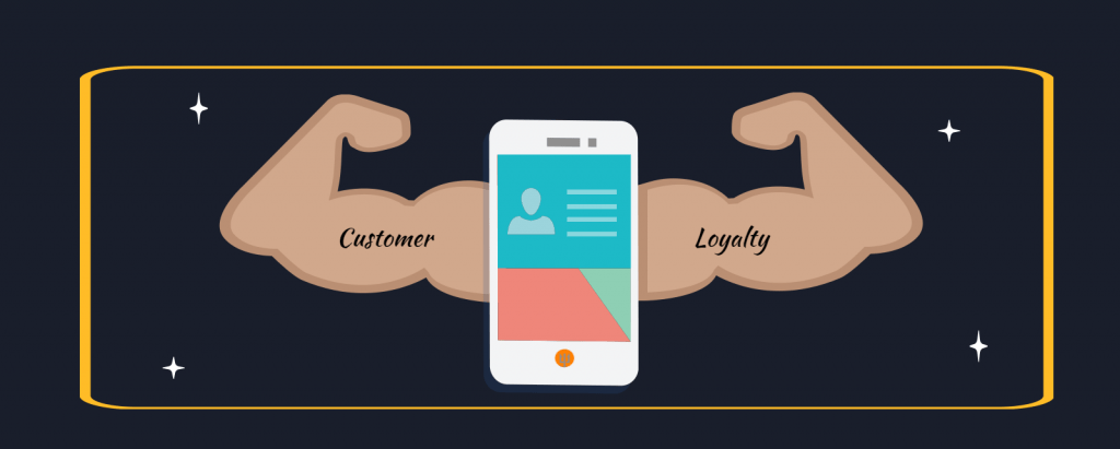 Customer Loyalty with mobile device application