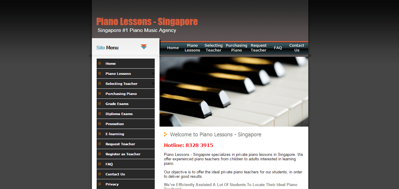 Piano Lessons singapore